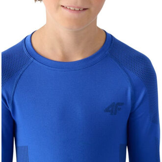 4F Kinderen/kids jwaw24useam149 base layer set Blauw - 164