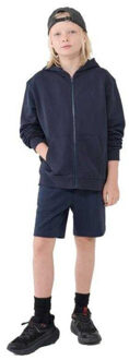 4F Kinderen/kids jwmm00tswsm1859 hoodie met volledige rits - maat 134 Blauw