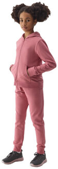 4F Kinderen/kids jwss24tswsf0919 hoodie met volledige rits - maat 158 Roze