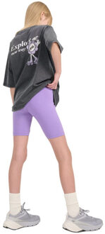 4F Kinderen/kids jwss25tstif014 logo fietsshort - maat 128 Paars