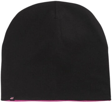 4F Kinderen/kinderen jwss24acapu397 muts Zwart - One size