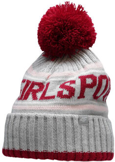 4F Meisjes hjz22 jcad005 muts - maat One size Grijs