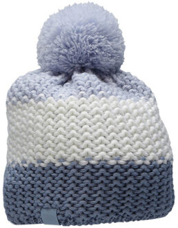 4F Meisjes hjz22 jcad006 gebreide pom pom muts Blauw - One size