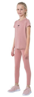 4F Meisjes hjz22 jspdf002 joggingbroek - maat 128 Roze
