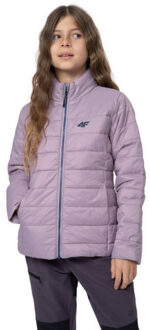 4F Meisjes jss23tdjaf073 jas - maat 152/158 Paars