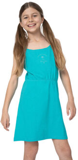 4F Meisjes jss23tdref026 jurk - maat 128 Groen