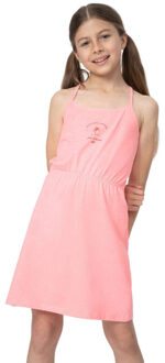 4F Meisjes jss23tdref026 jurk Roze - 140