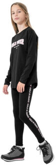 4F Meisjes meisjes power t-shirt Zwart - 128