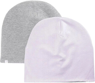 4F Pu397 dubbelzijdige muts voor kinderen/kids - maat One size Grijs
