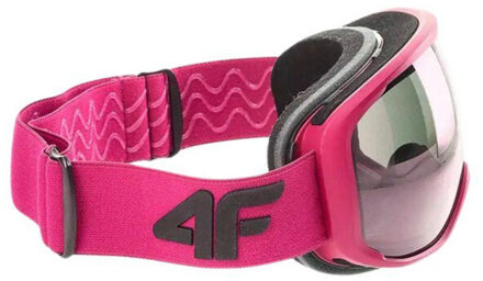 4F Skibril kinder/kids u042 logo - maat One size Roze