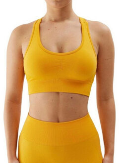 4F Sportbeha voor dames Geel - M / L