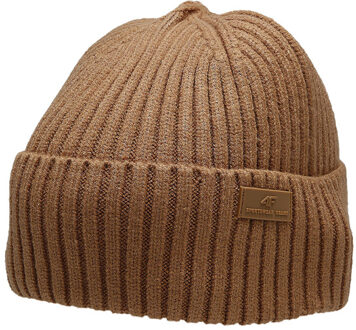 4F Uniseks volwassen beanie Bruin - One size