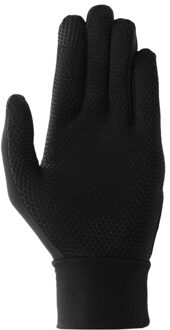 4F Unisex volwassene aw23aglou045 geïsoleerde winterhandschoenen Zwart - L