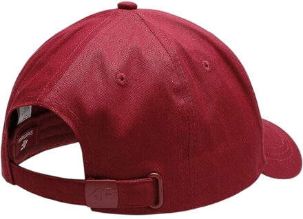 4F Unisex volwassene ss23acabm119 baseball cap - maat M Rood