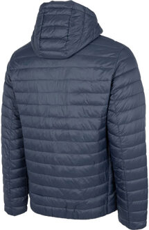 4F Waterdichte synthetische donsjas voor heren Blauw
