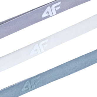 4F Waw24abanu093 trainingshoofdband (set van 3) - maat One size Veelkleurig