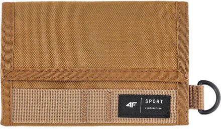 4F Wss24awalu007 portemonnee van textiel Bruin - One size