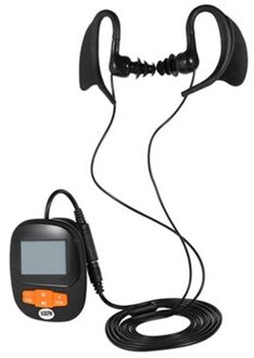 4G 8 GB IPX8 Duiken Zwemmen MP3 Waterdicht Speler Oortelefoon Onderwater Surf Sport Swim Mini Headset FM Radio Screen MP3 oranje / 4GB
