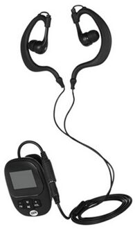 4G 8 GB IPX8 Duiken Zwemmen MP3 Waterdicht Speler Oortelefoon Onderwater Surf Sport Swim Mini Headset FM Radio Screen MP3 zwart / 4GB