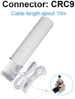 4G Lte Antenne 3G 4G Antena SMA-M Outdoor Antenne Met 10M Meter Sma Mannelijke CRC9 TS9 connector Voor 3G 4G Router Modem CRC9-10Meter