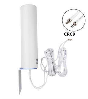 4G Lte Tv Antenne 12Dbi 4G Antenne Externe Antenne 4G Outdoor Antenne Dual Slider CRC9/TS9/Sma 5M Connector Modem Router