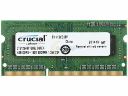 4GB DDR3L - 1600MHz - SO-DIMM - small