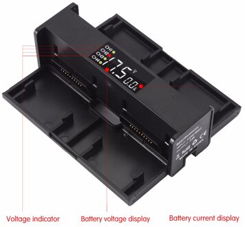 4in1 Lader Batterij voor DJI Mavic 2 Pro Zoom Opladen Hub Draagbare Smart Intelligente LED Display Drone Batterij Oplader