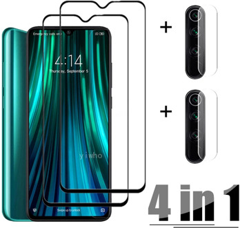 4in1 On Redmi 8A Protective Glass For Xiaomi Redmi Note 8 Pro Screen Protector Xiomi Note8 T Clear Camera Len Film Redmy 8t Glas