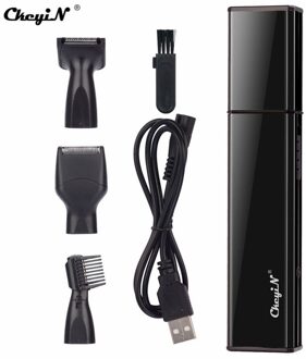 4in1 Oplaadbare neus haar trimmer baard trimer voor mannen oor gezicht wenkbrauw elektrische trimmer ontharing machine grooming kit S34