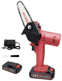 4Inch Mini Cordless Electric Chainsaw Pruning Chainsaw Tree Branch With High Temperature Quenching Chain