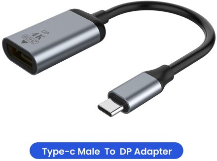 4K 60Hz Usb Type C Adapter Type-C Naar Hdmi-Compatibel/Vga/Dp/mini Dp/Rj45 Converter Kabel Voor Macbook Pro Huawei Samsung type C to DP