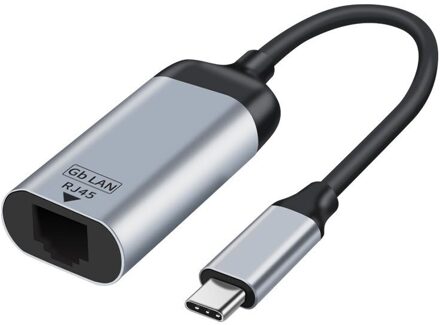 4K 60Hz Usb Type C Adapter Type-C Naar Hdmi-Compatibel/Vga/Dp/mini Dp/Rj45 Converter Kabel Voor Macbook Pro Huawei Samsung type C to RJ45