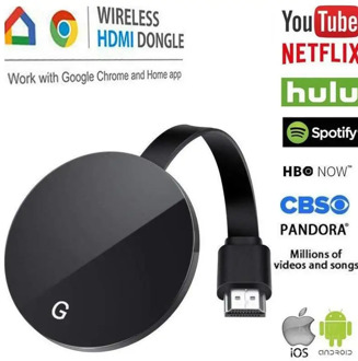 4K tv stick 5G Wireless wifi HDMI display for chromecast 3 2 miracast airplay DLNA dongle anycast for Google home chrome netflix