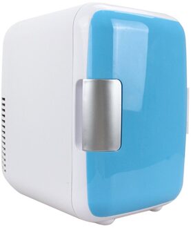4L Auto Koelkast Koud En Warm Kleine Koelkast Auto Thuis Dual-Use Kleine Huishoudelijke Koelkast blauw(car)