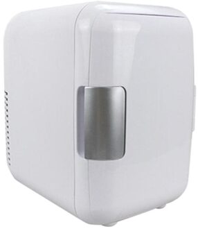 4L Auto Thuisgebruik Koelkasten Ultrastille Bier Koeler Auto Mini Koelkasten Vriezer Koeling Verwarming Doos Koelkast Cool Dual- gebruik US Car plug wit