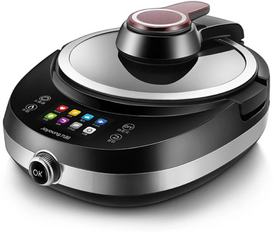 4L Automatic Cooking Machine Robot Household Pot Wok Nonstick Smokeless 100 Menus Automatic Frying APP Recipes Voice Prompts