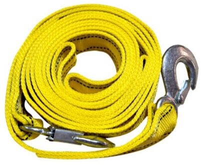 4M Heavy Duty 5 Ton Auto Sleepkabel Towing Trektouw Strap Haken Van Road Recovery Auto Trailer Kabel trekkabel