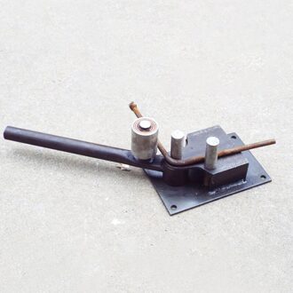 4Mm-14Mm Manual Stalen Bar Bender Draagbare Bouw Gebouw Buigmachine Wapening Buigen Tool Vervormd Staaf Vouwen machine