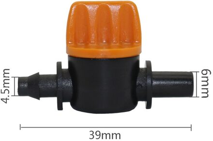 4mm Barb Mini Valve Landbouw Greenhouse Waterstop Slang Connector Tuin Irrigatie Kraan Valve slang joiner 6 Pcs 6mm to 4I7