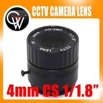 4mm cs lens HD CCTV Camera Lens 78 graden 3MP IR HD Bewakingscamera Lens Voor HD IP AHD HDCVI SDI Camera CS Mount