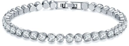 4Mm Luxe Ronde 925 Sterling Zilveren Armband Armband Voor Vrouwen Anniversary Sieraden Bulk Verkoop Moonso s5773