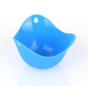 4Pc/1Pc Eierkokers Siliconen Eierkoker Keuken Gereedschap Pannenkoek Kookgerei Bakvormen Stoom Eieren Plaat Lade Gezonde ei Pannenkoek Blauw