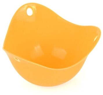 4Pc/1Pc Eierkokers Siliconen Eierkoker Keuken Gereedschap Pannenkoek Kookgerei Bakvormen Stoom Eieren Plaat Lade Gezonde ei Pannenkoek Oranje
