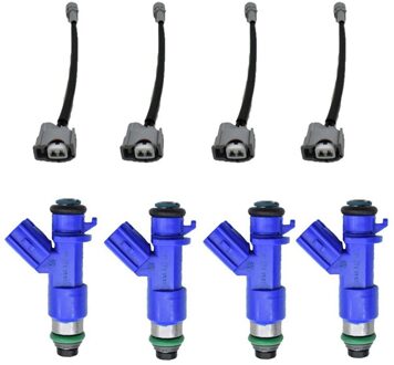4Pc 410Cc Rdx Brandstof Injector Met Pluggen Voor Honda Acura 07-12 Civic Integra Rsx K20 K24 B16 b18 16450RWCA01 16450-RWC-A01