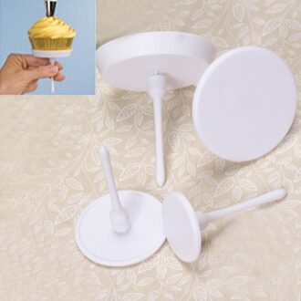 4Pc Cake Stands Houders Nail Vormige Cupcake Cake Accessoires Voor Zoetwaren Dessert Decoreren Bakken Tools