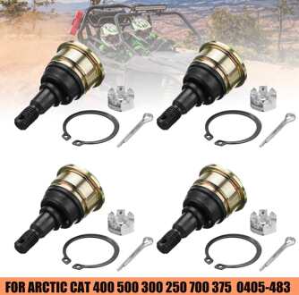 4Pc Carbman Kogelgewricht Spoorstangeind Kit Voor Voor Arctic Cat 0405-483 400 500 300 250 700 375 Upper Lower
