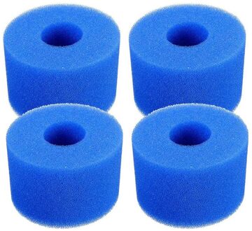 4Pc Filter Spons Vervangingen Voor Intex Type H/A/S1 Wasbare Herbruikbare Zwembad Filter Foam Sponge cartridge Foam Filter # Y1