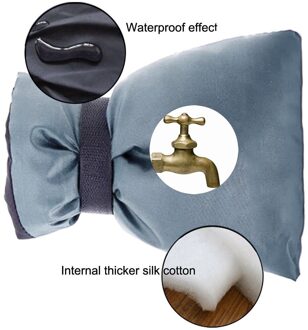 4Pc Kraan Stofkap Winter Koud En Freeze Bescherming Oxford Doek Kraan Beschermende Cover Home Wastafel Kraan Sokken