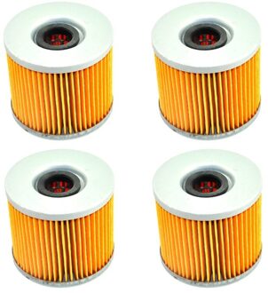 4Pc Motorfiets Olie Filter Voor Suzuki GS250 GSX250 GSXR250 GS300 GS400 GSF400 GSX400 GSXR400 GS425 GS450 GS500 GS550 GSX550