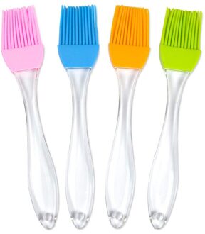 4Pc Vloeibare Olie Willekeurige Siliconen Bakken Bakvormen Brood Cook Borstels Bbq Gebruiksvoorwerp Banketbakkersroom Veiligheid Bedruipen Boter Bakken Tool